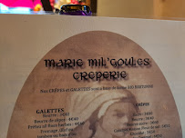 Crêperie Marie mil'goules à Angers menu