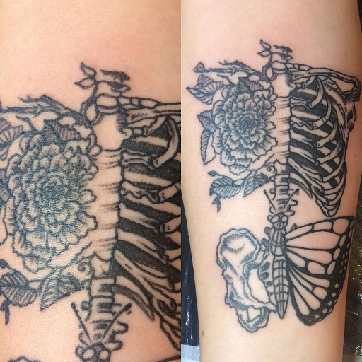 Explore back tattoos ideas, creative tattoo ideas in Saint Augustine, available at Ms. Deborahs Fountain of Youth Tattoo & Body Piercing