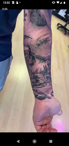 Explore long beach tattoo ideas, creative tattoo ideas in Hereford, available at Slow Pain Tattoo Body Art Studio