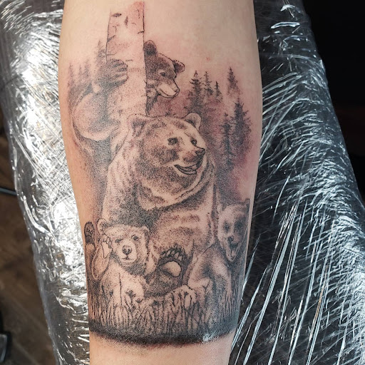 Explore sleeve ideas tattoo, creative tattoo ideas in North Bend, available at The Rusty Needle Tattoo Parlor