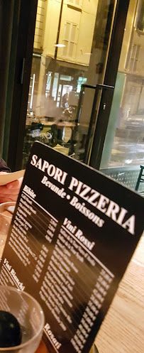 Restaurant italien Sapori Pizzeria à Levallois-Perret (le menu)