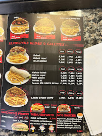 Menu du Noeux Kebab à Nœux-les-Mines