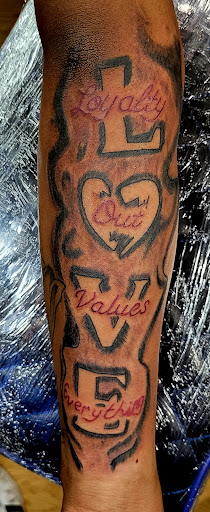 Explore cool stick and poke tattoo ideas, creative tattoo ideas in Meridian, available at SK-Tattoo1