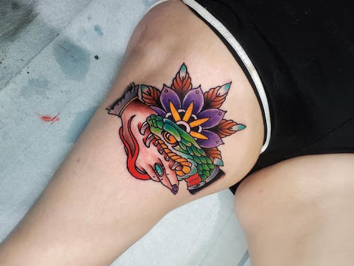 Explore men's rib tattoo ideas, creative tattoo ideas in Libertyville, available at Lucky Seven Tattoo