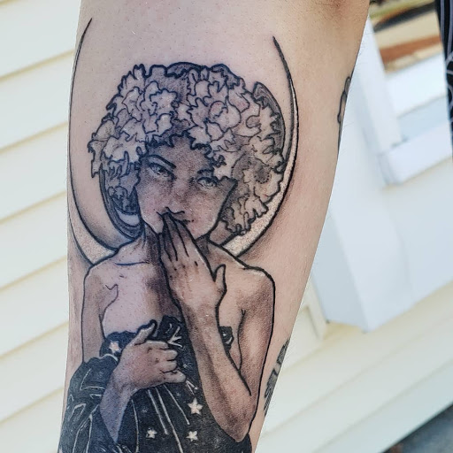 Explore positive tattoo ideas, creative tattoo ideas in Amherst, available at Apothecary Tattoo