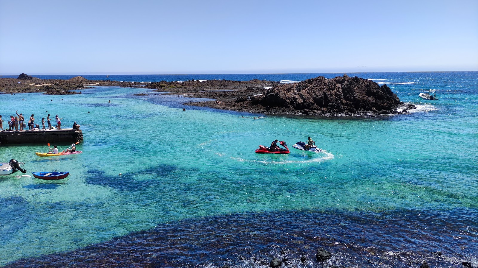 Photo de Puertito Isla De Lobos avec petite baie