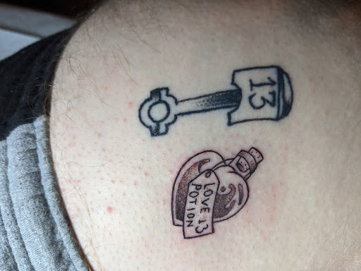 Explore hunting tattoo ideas for men, creative tattoo ideas in Kissimmee, available at Fallen Sparrow Tattoo Co