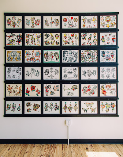 Explore shoulder arm tattoo ideas, creative tattoo ideas in Durham, available at Welcome Tattoo