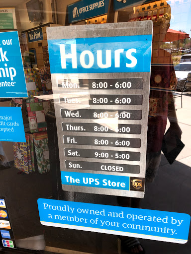 Shipping and Mailing Service «The UPS Store», reviews and photos, 5753 East Santa Ana Canyon Road G, Anaheim Hills, CA 92807, USA