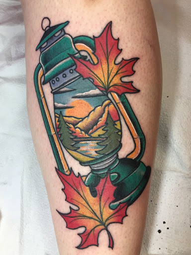 Explore latitude and longitude tattoo ideas, creative tattoo ideas in Houghton, available at Bramble & Stag Tattoo Parlour