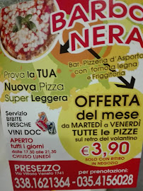 Menu du Barbanera Pizzeria à Presezzo
