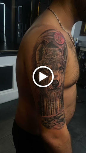 Explore yoga tattoo ideas, creative tattoo ideas in Willis, available at Half Pint Tattoo Studio