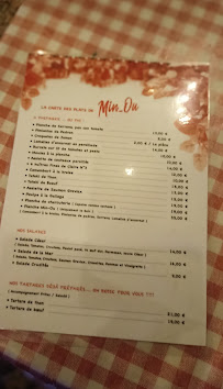 MinOu La Guinguette du Grand Marché à Toulouse menu