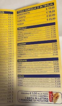 Menu / carte de TURKISH KEBAP PAVİA à Pavia