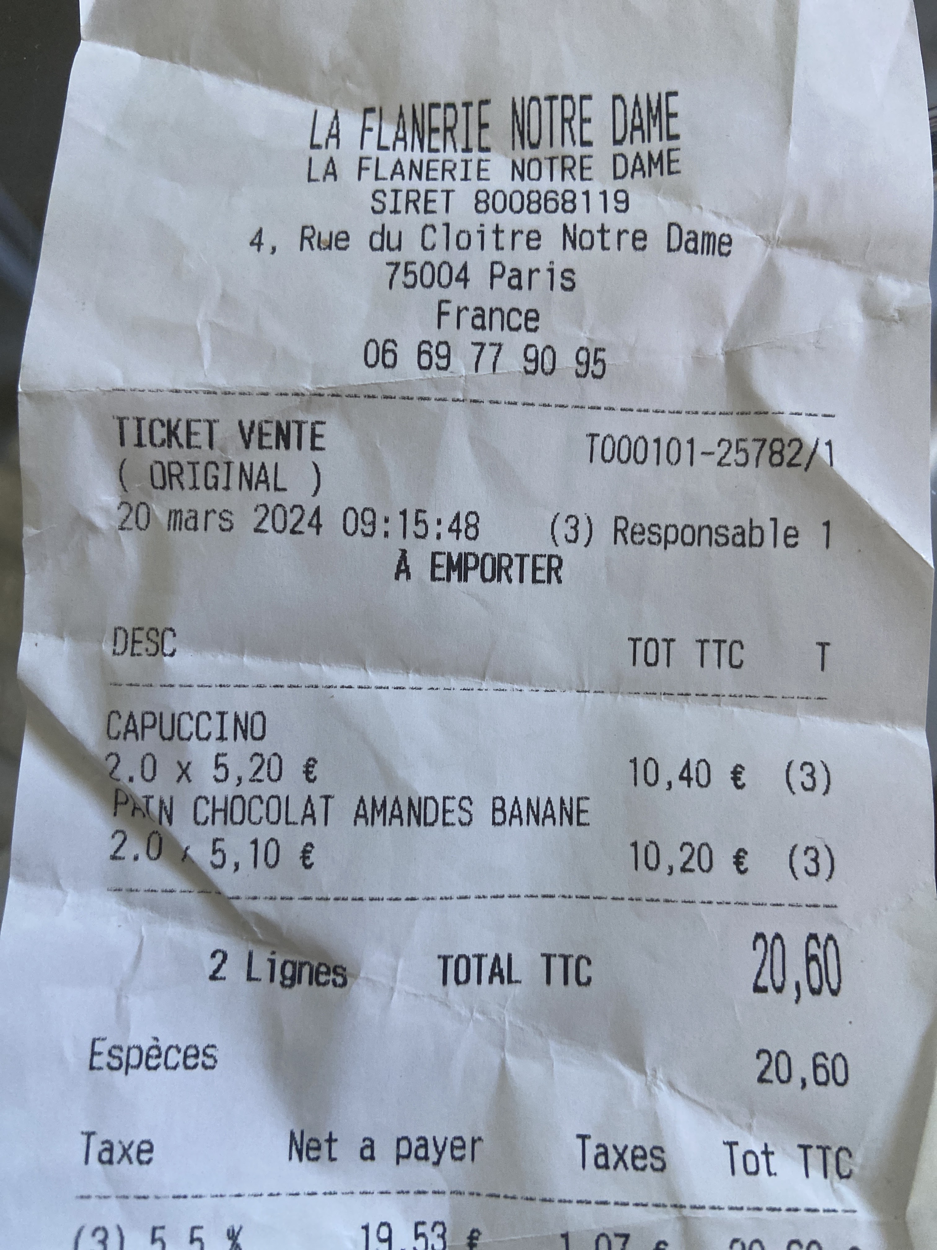 Photo n° 1 de l'avis de Chiara.n fait le 25/03/2024 à 11:09
