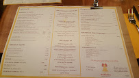 Restaurant Mandala à Strasbourg menu