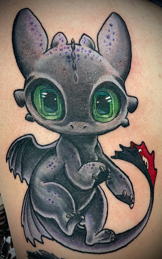 Explore rat fink tattoo ideas, creative tattoo ideas in Knoxville, available at The Color Box Tattoo