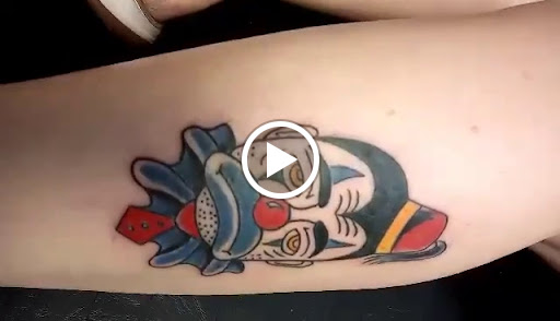 Explore blue flame tattoo ideas, creative tattoo ideas in Lexington, available at Tempest Tattoo Studio