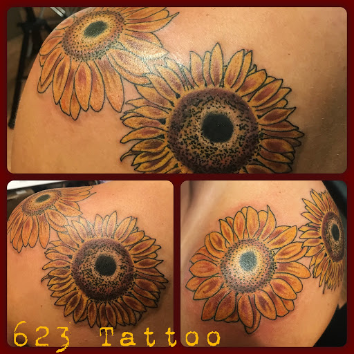 Explore tattoo ideas over scars, creative tattoo ideas in Watertown, available at 623 Tattoo