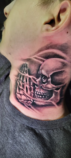 Explore dissociation tattoo ideas, creative tattoo ideas in Angola, available at Hoodlum Ink