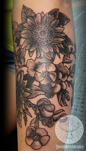 Explore mens ankle tattoo ideas, creative tattoo ideas in Medina, available at Canalside Tattoo Company