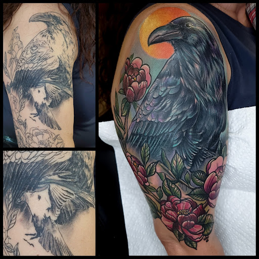 Explore wisdom tattoo ideas, creative tattoo ideas in Brunswick, available at Black Element Tattoo