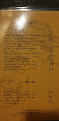 Restaurant La Quinta à Ceyreste (la carte)