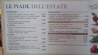 Menu / carte de La Piadineria à Legnano