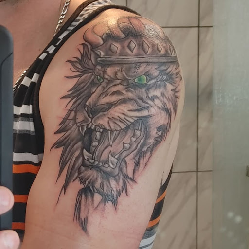Explore state of georgia tattoo ideas, creative tattoo ideas in Alamosa, available at The Shop Tattoo & Comics
