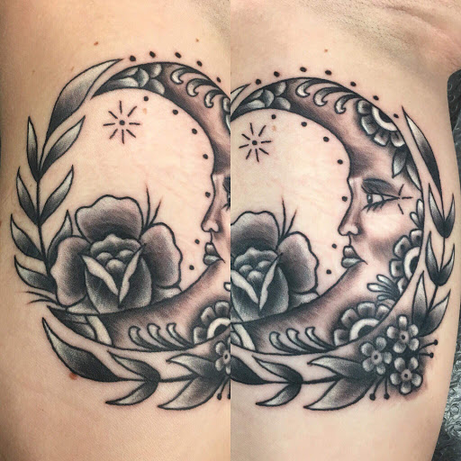 Explore sleeve tattoo ideas for women, creative tattoo ideas in Augusta, available at Mr. Tattoo