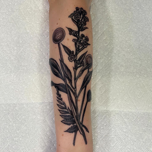 Explore jasmine tattoo ideas, creative tattoo ideas in Buffalo, available at The Tilted Rose Tattoo