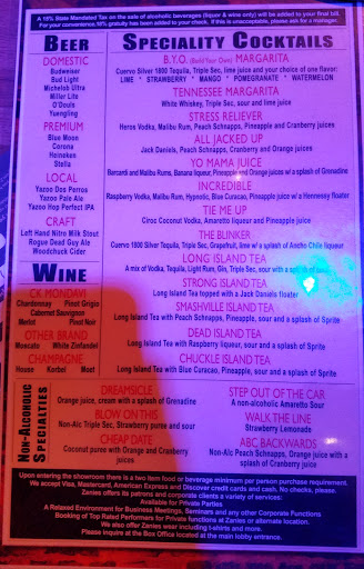 Night Club «Zanies Comedy Night Club», reviews and photos, 2025 8th Ave S, Nashville, TN 37204, USA