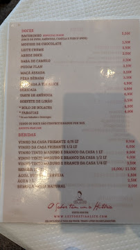 Tia Alice à Almargem do Bispo menu