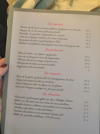 Restaurant français Le Puzzle à Dunkerque (le menu)