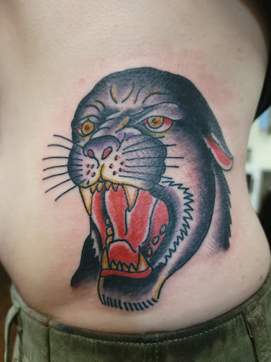 Explore st michael the archangel tattoos ideas, creative tattoo ideas in Lakewood, available at Union Ave Tattoo Company