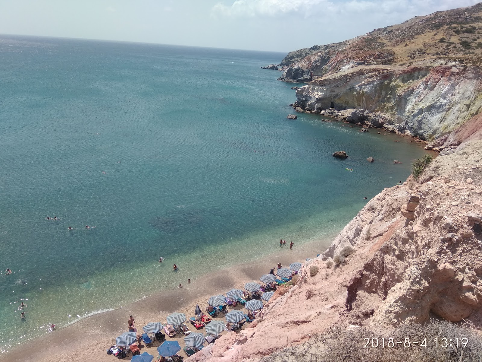 Foto von Paliochori beach mit reines blaues Oberfläche