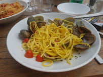 Spaghetti alle vongole du Restaurant méditerranéen Le Marais - Restaurant, Bar et Plage à Hyères à Hyères - n°6