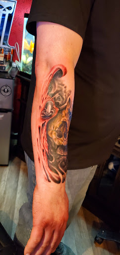 Explore nana tattoo ideas, creative tattoo ideas in Kalispell, available at Swindler Ink