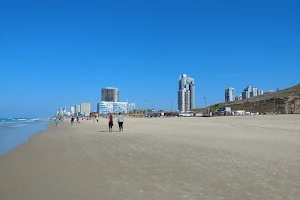 Blue beach image