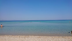 Photo de Baby blue beach partiellement zone de villégiature