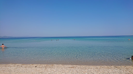 Baby blue beach