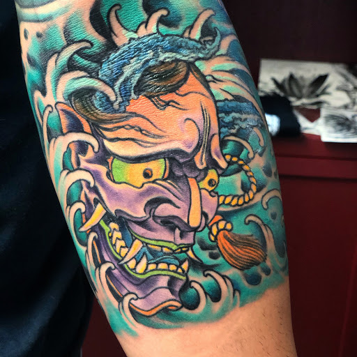 Explore saint michael tattoo ideas, creative tattoo ideas in Beaufort, available at Beaufort Tattoo Kompany