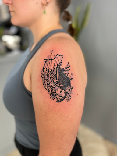 Explore tattoo ideas for words, creative tattoo ideas in Fort Wayne, available at Studio 13 Tattoo