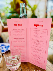 Restaurant italien Pink Mamma à Paris (le menu)