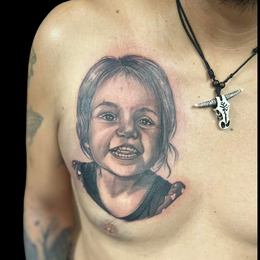 Explore cycle tattoo ideas, creative tattoo ideas in Dubuque, available at The Crows Nest
