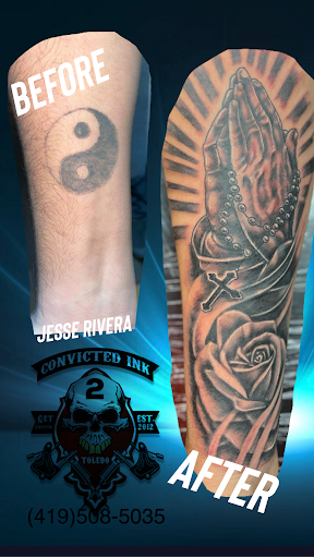 Explore ladies hand tattoo ideas, creative tattoo ideas in Toledo, available at Convicted Ink 2