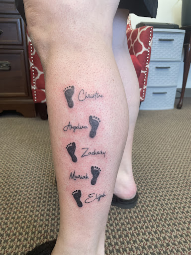 Explore cyber y2k tattoo ideas, creative tattoo ideas in Lewisburg, available at Jolie Femme Permanent Makeup & Tiny Tattoos