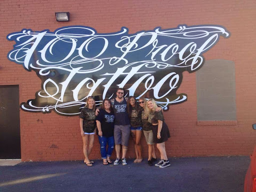 Explore esthetician tattoo ideas, creative tattoo ideas in Martinsburg, available at 100 Proof Tattoo