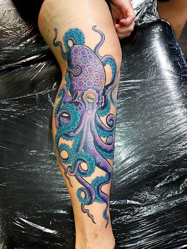 Explore metroid tattoo ideas, creative tattoo ideas in Redding, available at DEADLIFT TATTOO