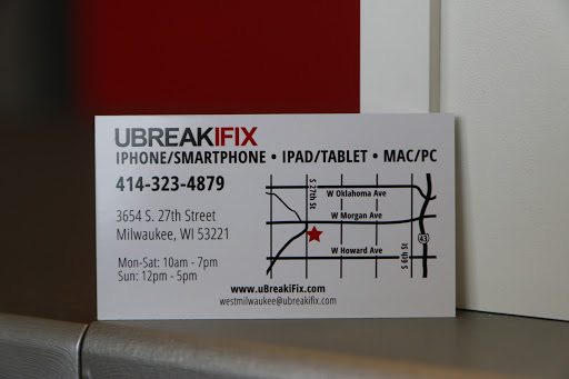 Electronics Repair Shop «uBreakiFix», reviews and photos, 3654 S 27th St, Milwaukee, WI 53221, USA